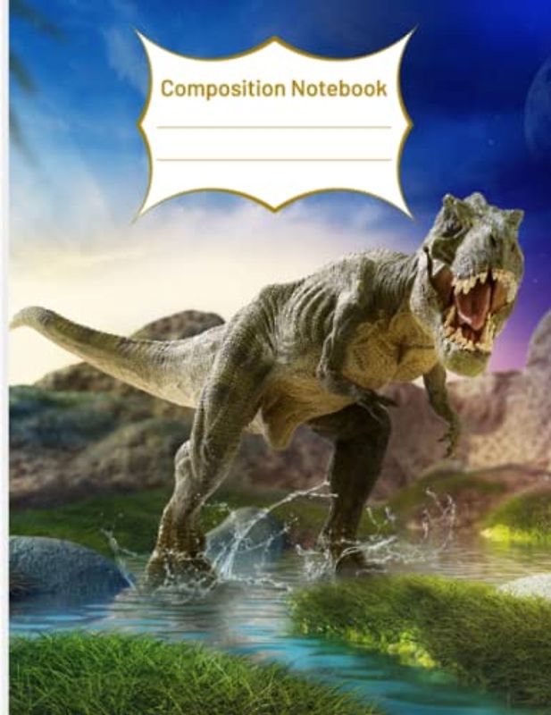Composition Notebook, Dinosaur Composition Notebook: Notebook, Composition Book