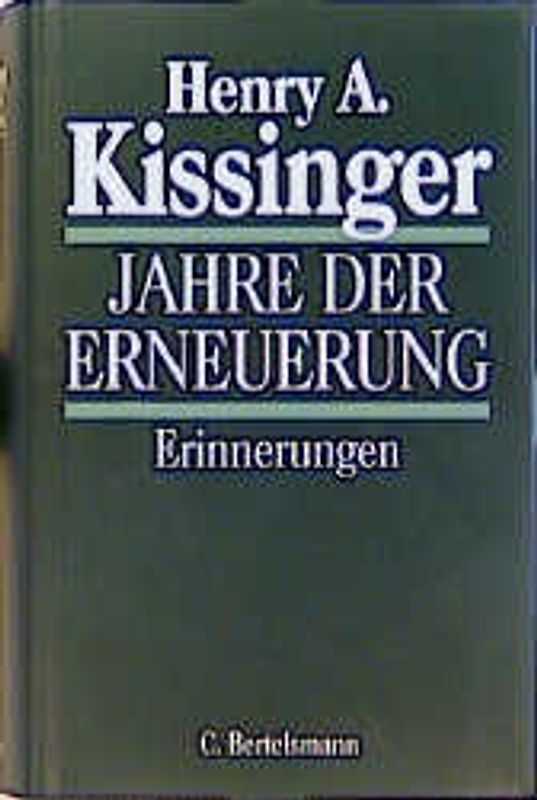 Jahre der Erneuerung