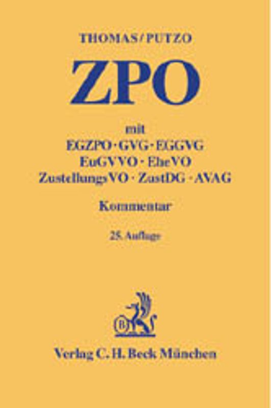 Zivilprozessordnung (ZPO)