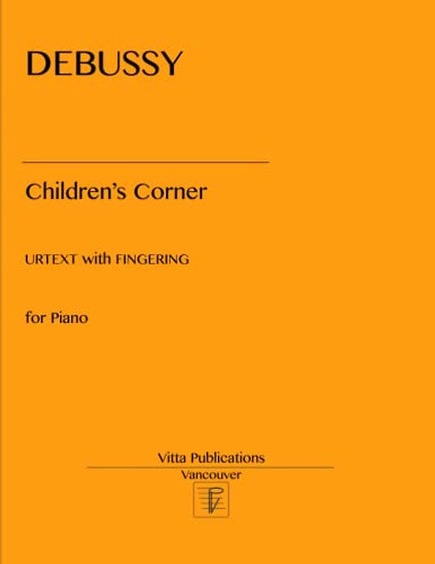 Children's Corner: Urtext with Fingerings