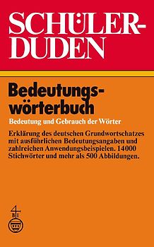 Schülerduden Bedeutungswörterbuch