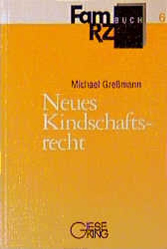 Neues Kindschaftsrecht