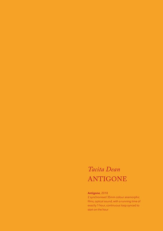 Tacita Dean. Antigone