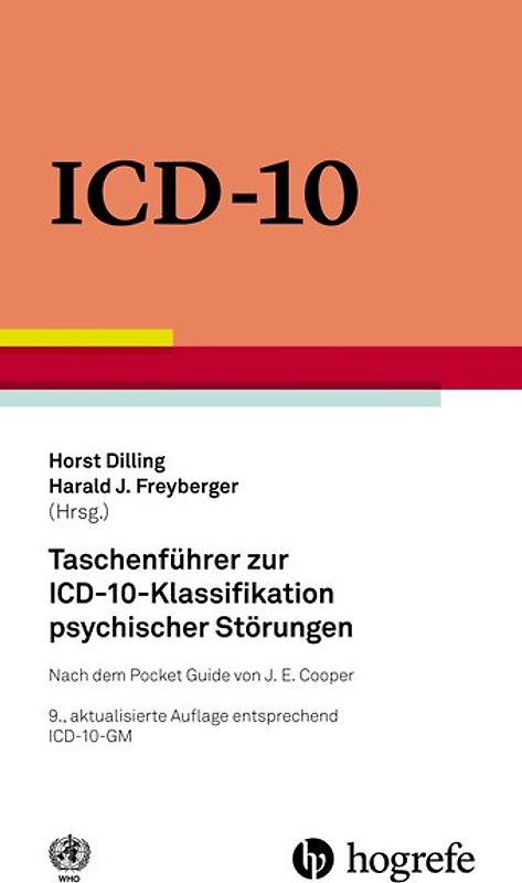 Taschenführer zur ICD–10–Klassifikation psychischer Störungen