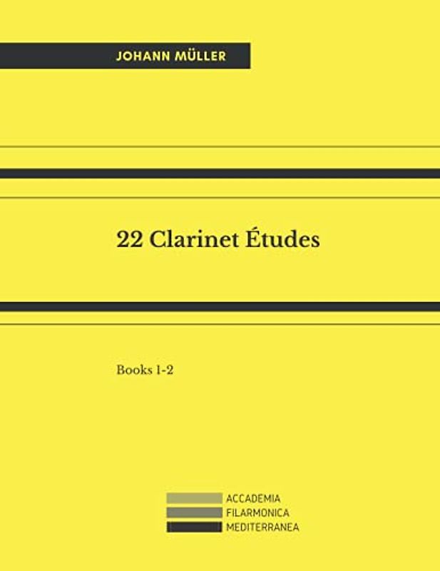 22 Clarinet Études: Books 1-2