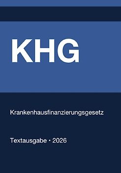 KHG - Krankenhausfinanzierungsgesetz (Deutschland) 2026