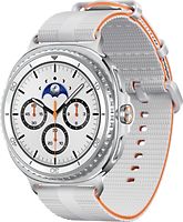 Samsung Galaxy Watch8 Classic 46 mm Boîtier aluminium blanc sur Sport Chic M/L blanc [Wi-Fi + 4G]