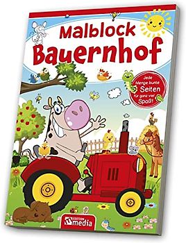 Malblock A5 - Bauernhof: 80 Blatt