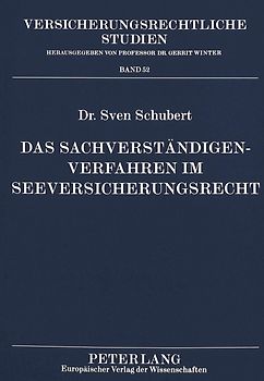 Das Sachverständigenverfahren im Seeversicherungsrecht