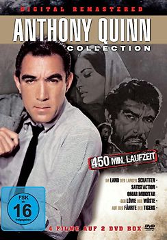 Anthony Quinn-Collection 4 Filme auf 2 DVDs! -digital remastered!- DVD