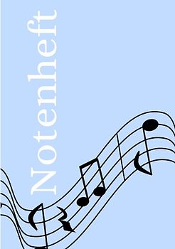 Notenheft: DIN A5 Notenlinienheft | 200 Seiten mit 12 Notenzeilen / Systeme pro Blatt | Papier 90g/m² | Musikheft mit Notenlinien