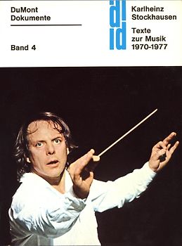 Texte zur Musik 1970-1977