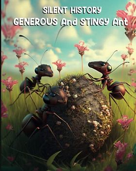 GENEROUS AND STINGY ANT: Children Art Book 100 pages,Children's book,Fable,Moral lesson,Ants,Kindness,Sharing,Greed,Virtues,Insects,Character building.