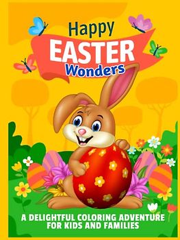 Happy Easter Wonders!: A Delightful Coloring Adventure for Kids and Families!