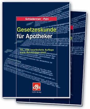Gesetzeskunde für Apotheker