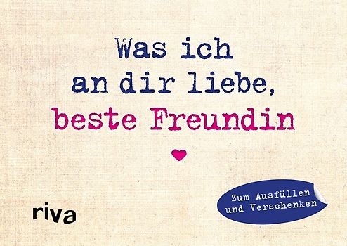 Was ich an dir liebe, beste Freundin – Miniversion