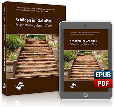Schäden im GaLaBau - Beläge, Treppen, Mauern, Zäune