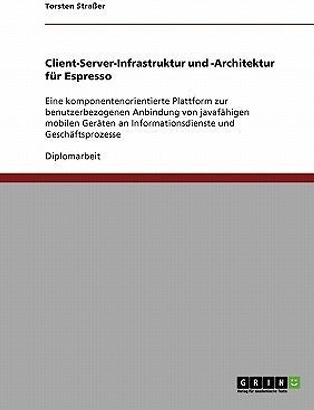 Client-Server-Infrastruktur und -Architektur für Espresso