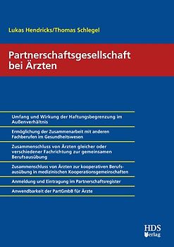 Die Partnerschaftsgesellschaft für Arztpraxen