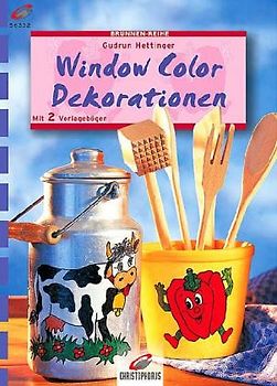 Window Color, Deko-Ideen. Für Fenster und Spiegel. Mit 2 Vorlagenbögen