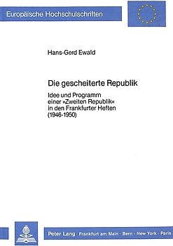 Die gescheiterte Republik