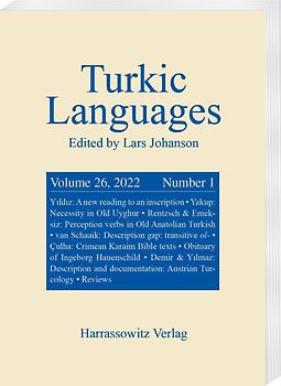 Turkic Languages 26 (2022) 1