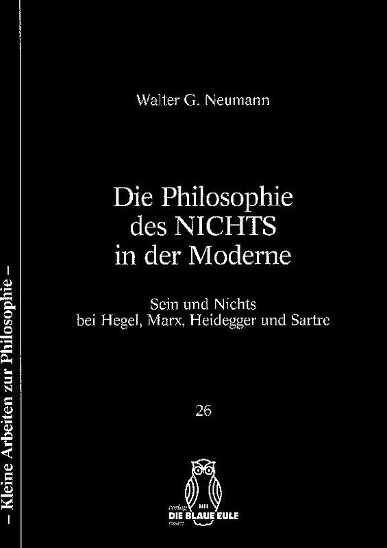 Die Philosophie des Nichts in der Moderne