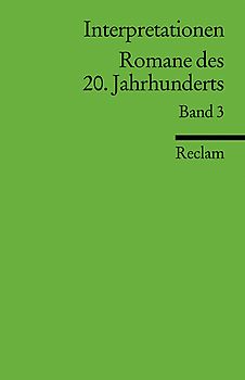 Interpretationen: Romane des 20. Jahrhunderts