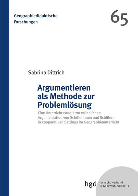 Argumentieren als Methode zur Problemlösung