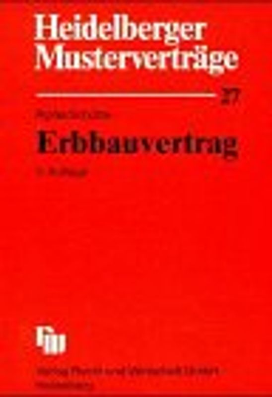 Erbbauvertrag