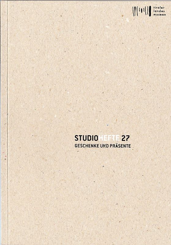 Studiohefte 27. Geschenke und Präsente