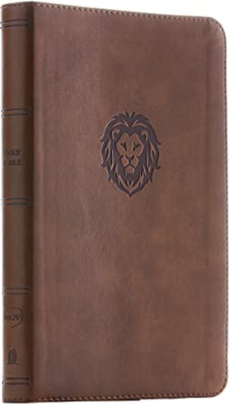 NKJV, Thinline Bible Youth Edition, Leathersoft, Brown, Red Letter, Comfort Print: Holy Bible, New King James Version