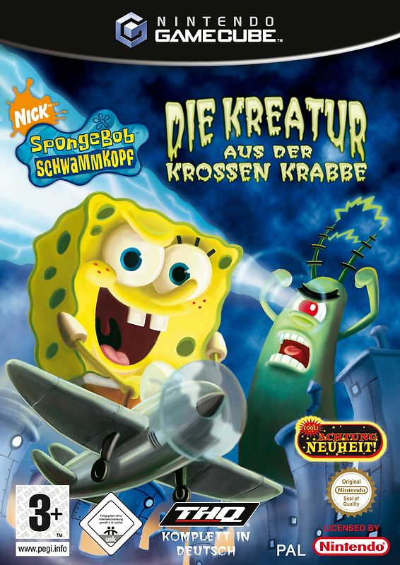 SpongeBob - Kreatur aus der Krossen Krabbe Nintendo GameCube