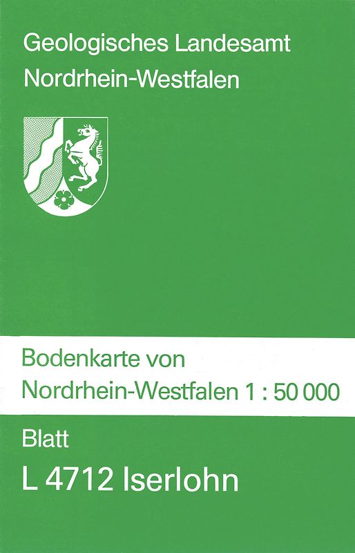 Bodenkarten von Nordrhein-Westfalen 1:50000 / Iserlohn