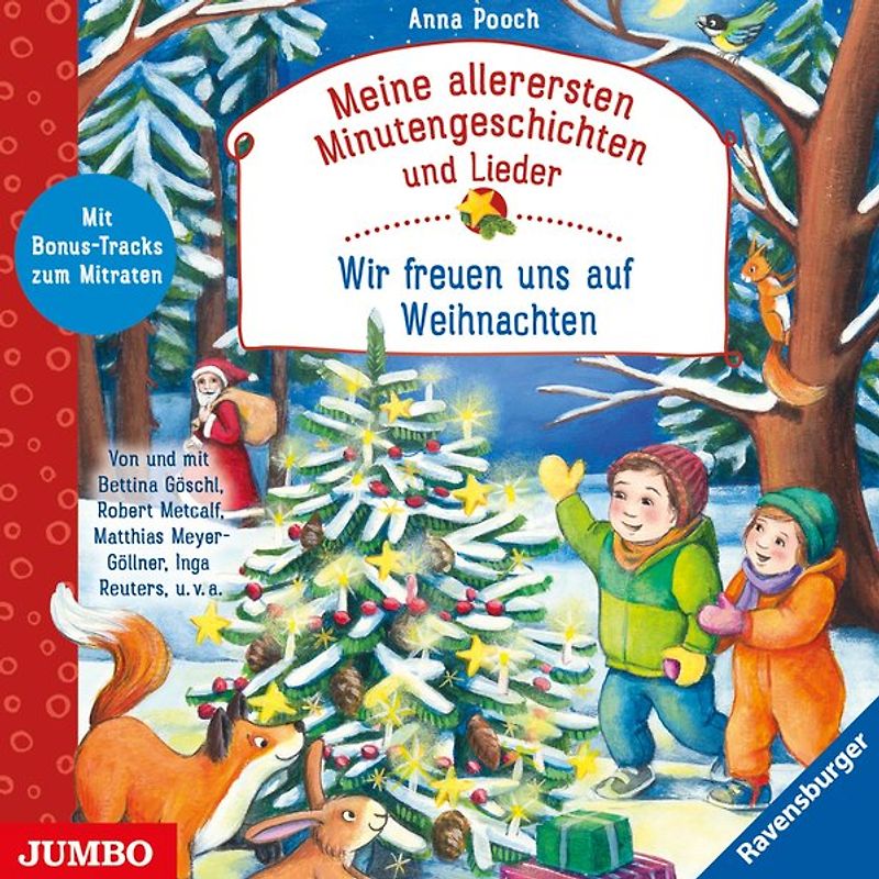Meine allerersten Minutengeschichten und Lieder: Wir freuen uns auf Weihnachten