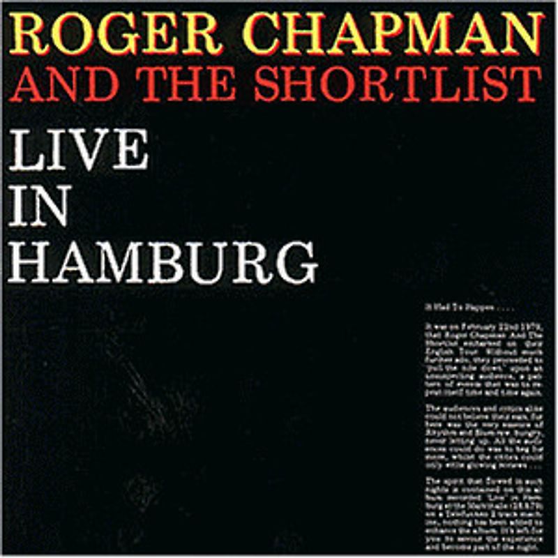 Roger Chapman - Live in Hamburg