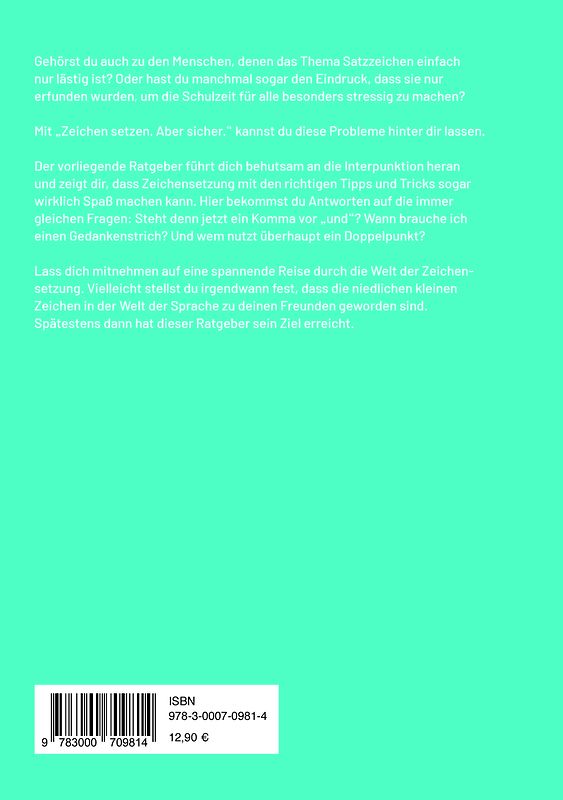 Zeichen setzen. Aber sicher.