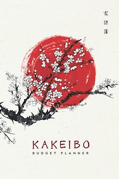 Kakeibo Budget Planner: Kakeibo Journal – Personal Expense Tracker for Bookkeeping Budgeting & Money Saving | Monthly Budget Planner Book Bill Payment ... White Red Sun 6”x9” (Premium Cream Paper)