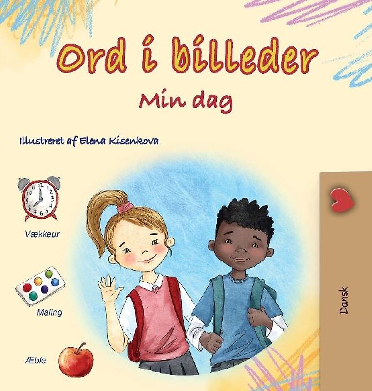 Words in Pictures - My Day (Danish Children's Book)