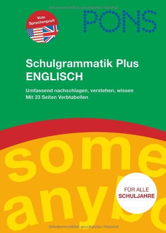 PONS Schulgrammatik Plus Englisch