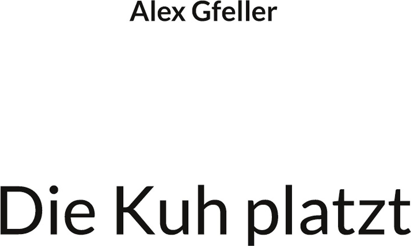 Die Kuh platzt