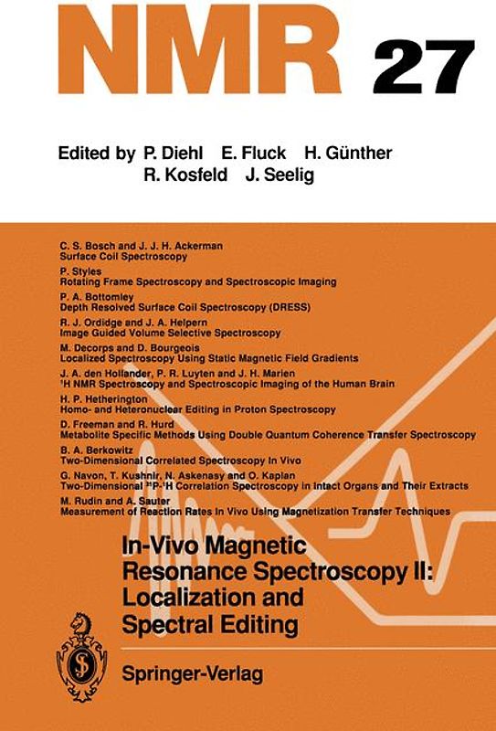 In-Vivo Magnetic Resonance Spectroscopy II: Localization and Spectral Editing