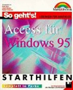 Access für Windows 95. Starthilfen