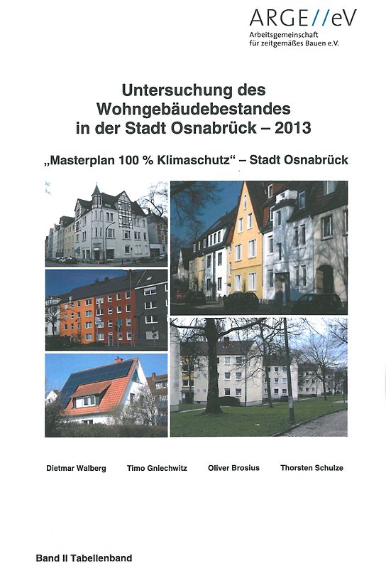 Untersuchung des Wohngebäudebestandes in der Stadt Osnabrück - 2013