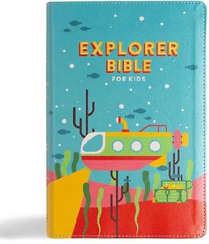 CSB Explorer Bible for Kids, Underwater Adventure Leathertouch