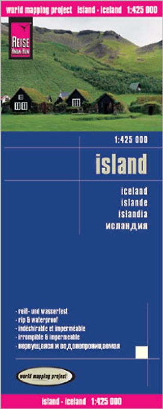 Reise Know-How Landkarte Island / Iceland (1:425.000)