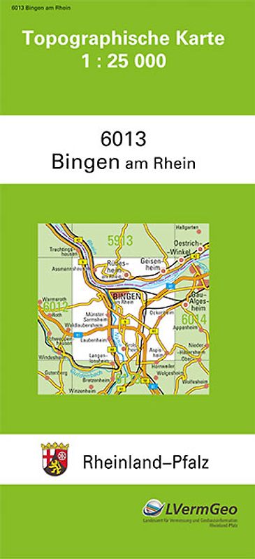 TK25 6013 Bingen am Rhein