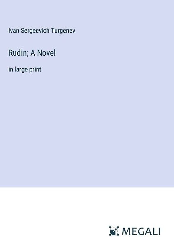Rudin; A Novel