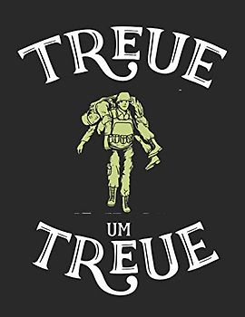 Fallschirmspringer Logbuch: ♦ Sprungbuch für alle Skydiver und Fallschirmjäger ♦ Vorlage für über 100 Sprünge ♦ großzügiges A4+ Format ♦ Motiv: Treue um Treue 6