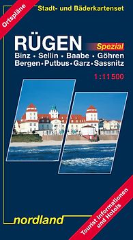 Rügen, Stadt- und Bäderkartenset
